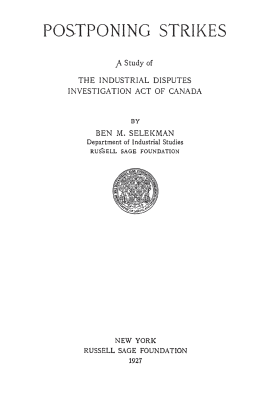 Cover image of the book Postponing Strikes
