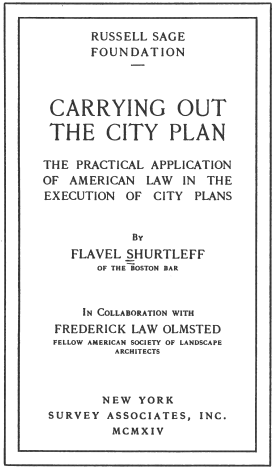 Cover image of the book Carrying out the City Plan