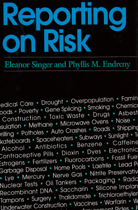 Cover image of the book Reporting on Risk