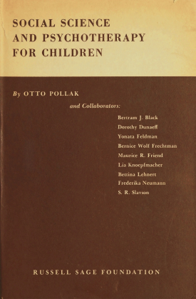 Cover image of the book Social Science and Psychotherapy for Children