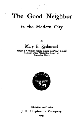 Cover image of the book The Good Neighbor in the Modern City