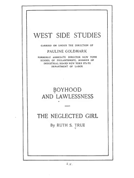 Cover image of the book Boyhood and Lawlessness