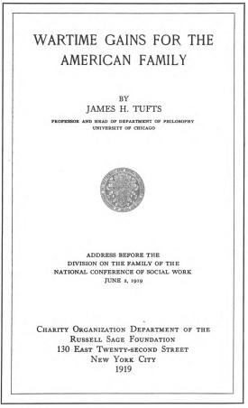 Cover image of the book Wartime Gains for the American Family
