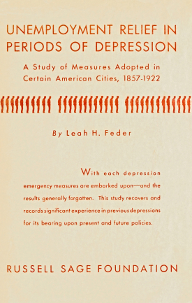 Cover image of the book Unemployment Relief in Periods of Depression