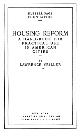 Cover image of the book Housing Reform