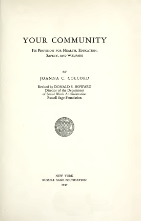 Cover image of the book Your Community 