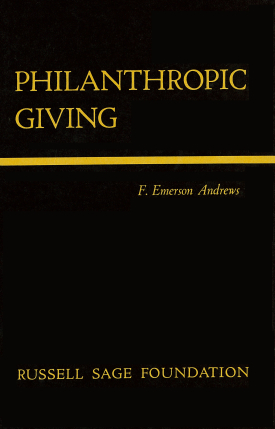 Cover image of the book Philanthropic Giving