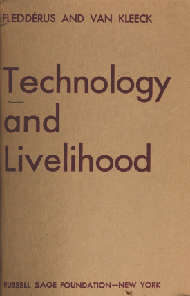 Cover image of the book Technology and Livelihood
