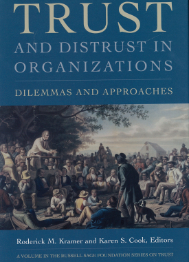 Cover image of the book Trust and Distrust in Organizations