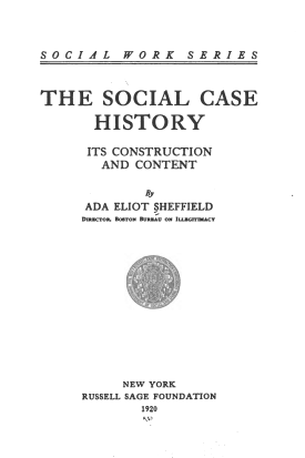 Cover image of the book The Social Case History