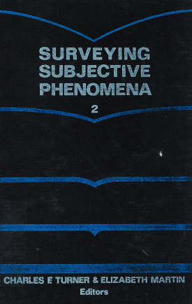 Cover image of the book Surveying Subjective Phenomena, Volume 2