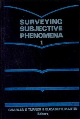 Cover image of the book Surveying Subjective Phenomena, Volume 1