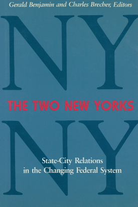 Cover image of the book The Two New Yorks