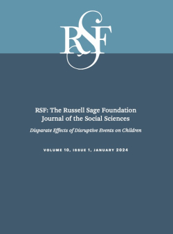Image for news story RSF Journal Contributors Discuss the Disparate Effect of Disruptive Events on Children