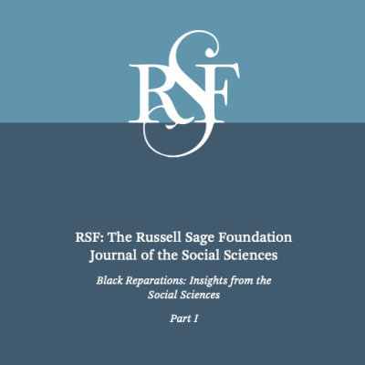 Image for news story RSF Journal Contributors Discuss Black Reparations